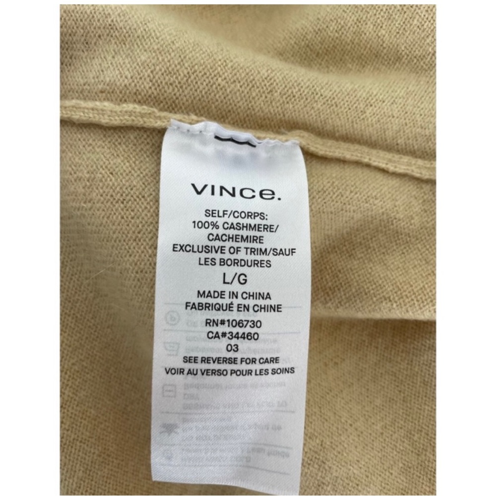 100% cashmere vince crew neck sweater - Picture 5 of 5